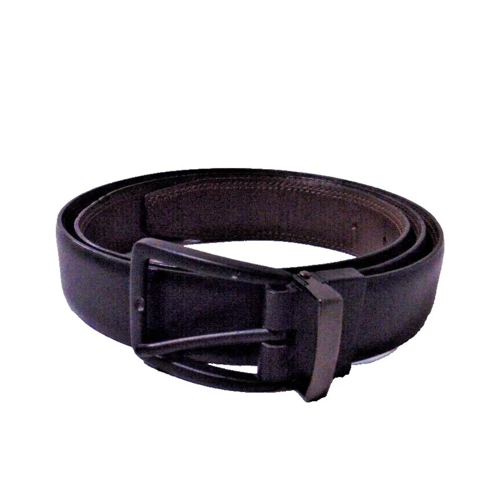 Ike Behar Men's Dress Casual Belt Size 40 Black Brown Reversible Stitching